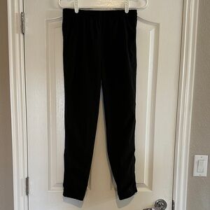Kids Black Elastic Waist Joggers